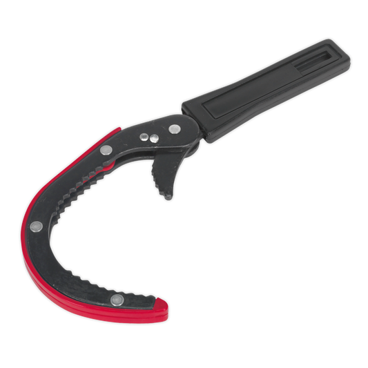 Sealey Oil Filter Wrench With Spring Loaded Serrated Jaws Ø75-95mm AK6420