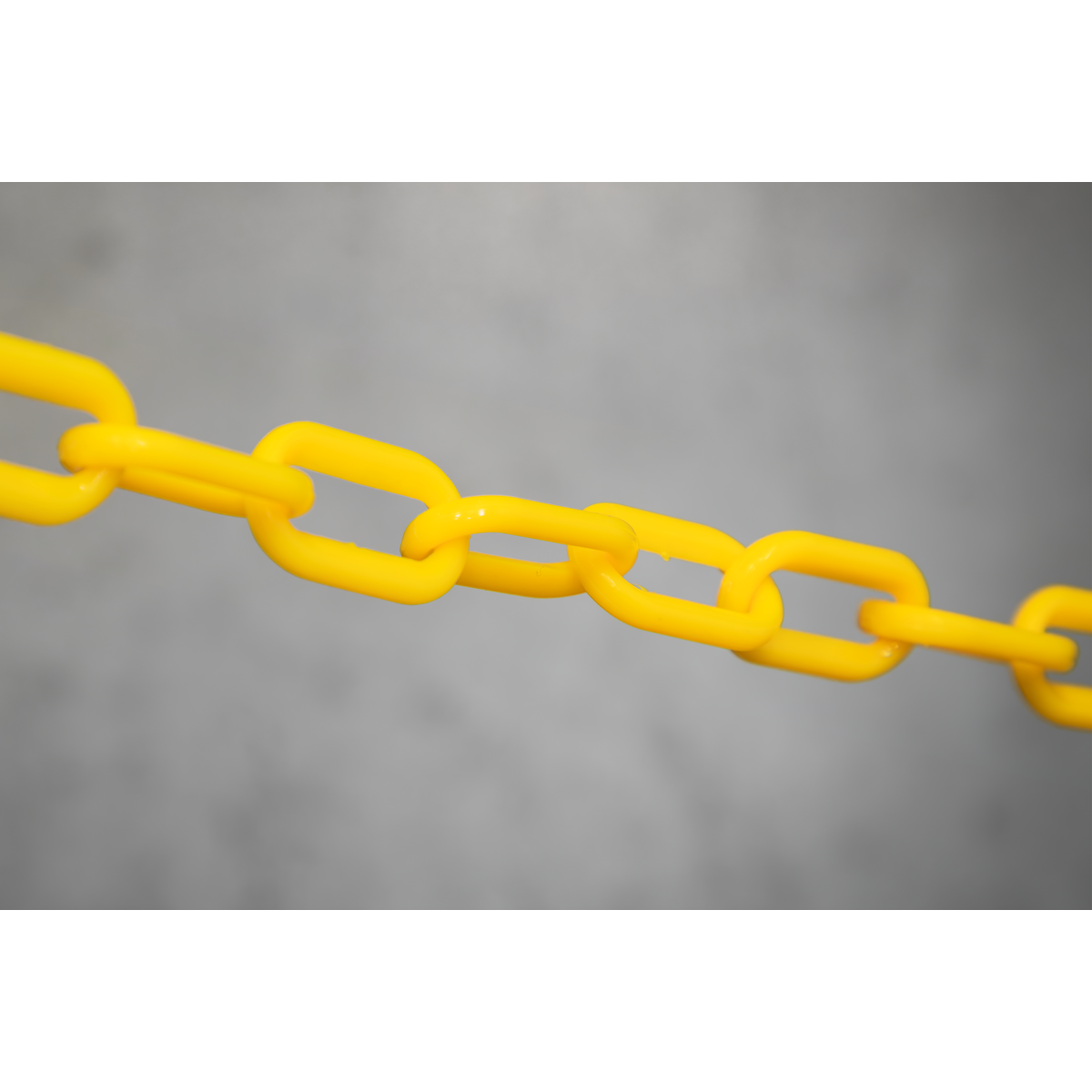 Sealey Safety Chain Black & Yellow With High Visibility 25m x 6mm BYC25M