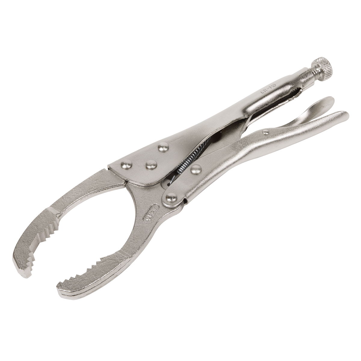 Sealey 45-130mm Oil Filter Locking Pliers Chrome Vanadium Molybdenum AK6422