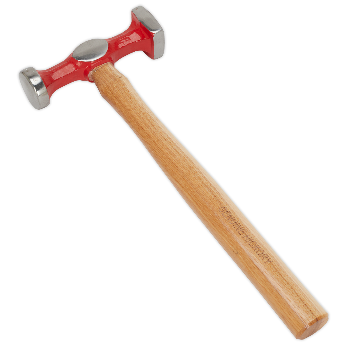 Sealey Professional Hickory Handled Standard Bumping Hammer Red/Silver CB58.06