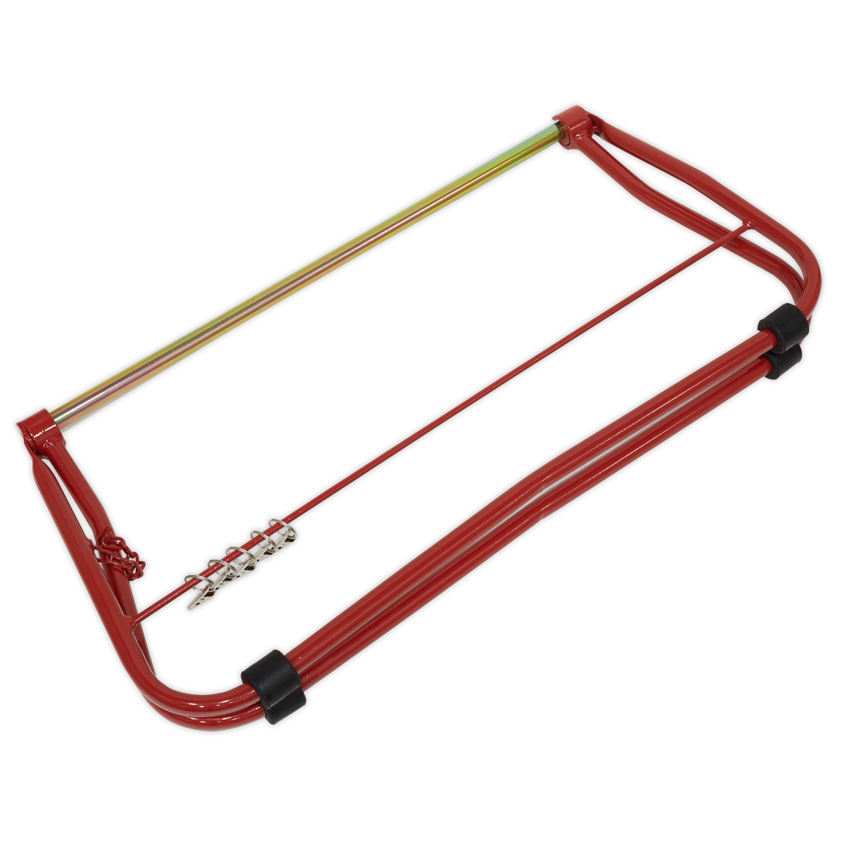 Sealey Cable Carrier Stand Multi Reel Dispenser 45kg Capacity 5 Clips CC01
