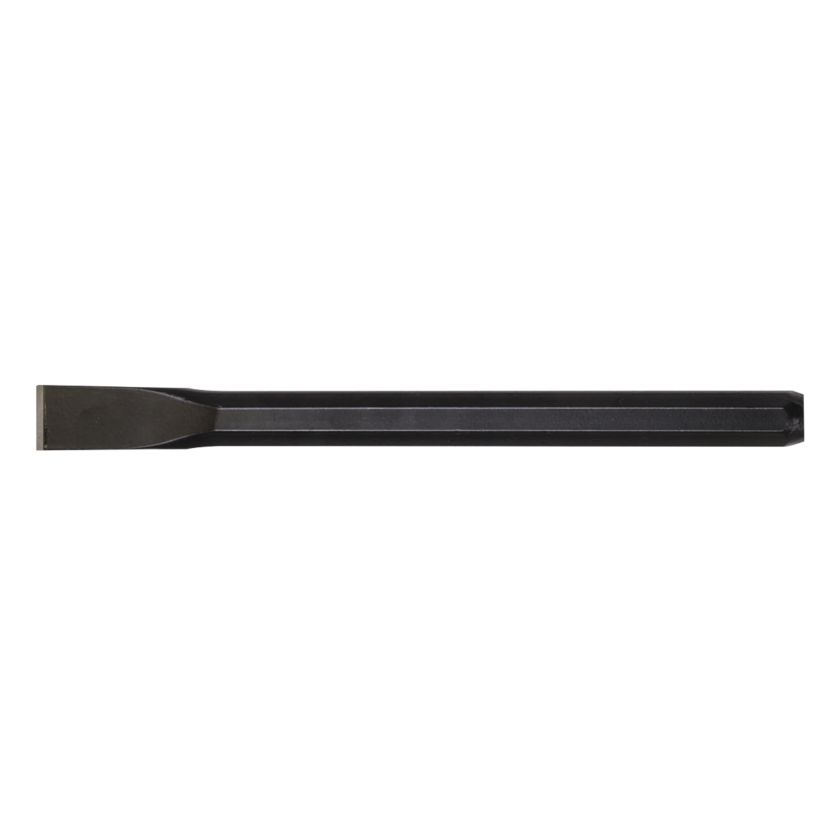Sealey 25 x 300mm Cold Chisel Black Powder Coated With Polished Tip CC36