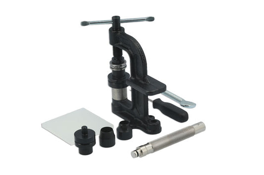 LASER 7881 Tarpaulin Grommet Fitting Kit Steel G-Clamp For 12mm 16 mm Eyelets