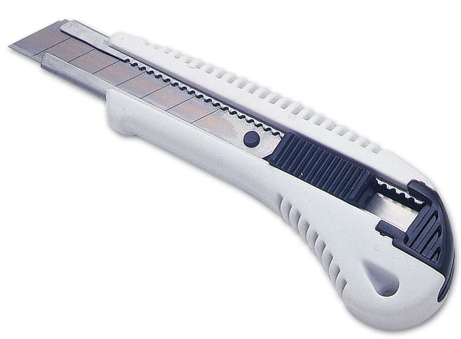LASER 2407 Snap Off Blade Knife Retractable Utility Cutter With 2 Spare Blades
