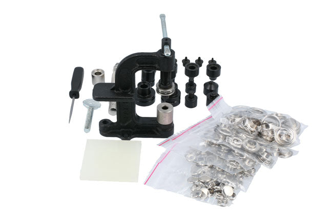 LASER 7882 Steel Tarpaulin Grommet Fitting Kit G-Clamp For Eyelets up To 16 mm