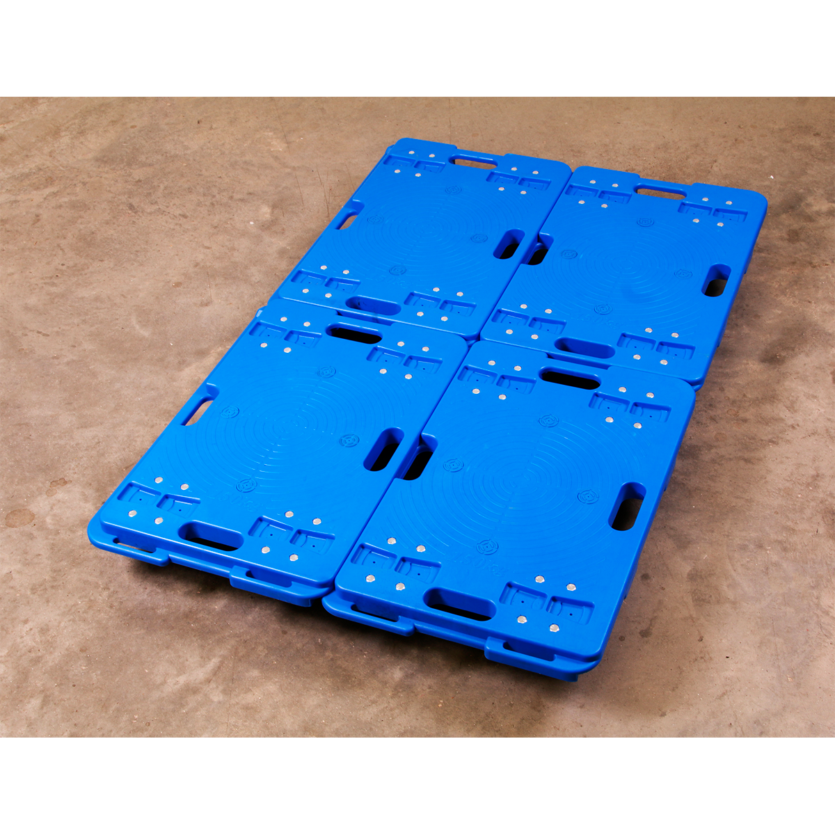 Sealey Interlocking Plastic Dolly Built-In Carry Handles 150kg Capacity CM150