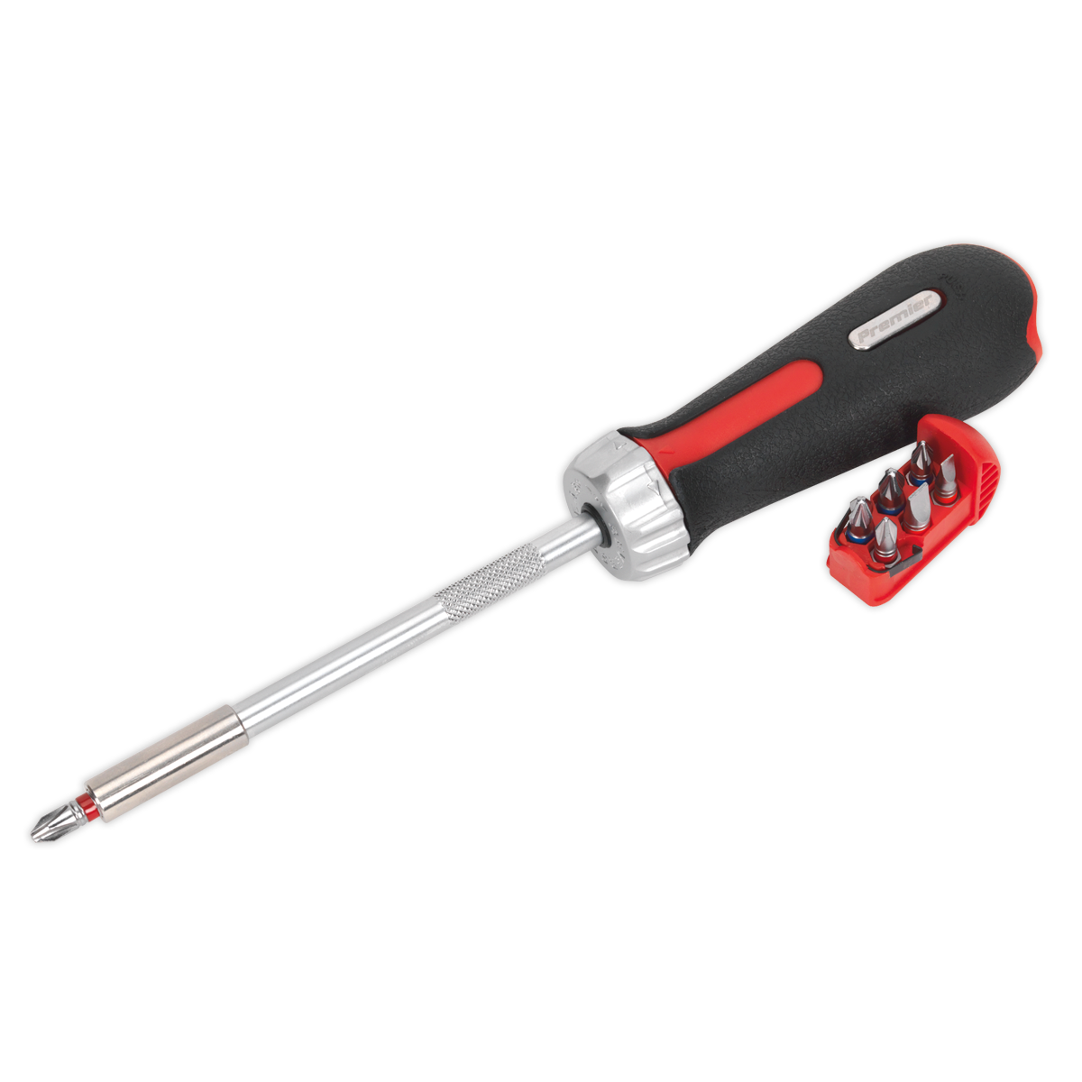 Sealey Fine Tooth Ratchet Screwdriver Set 8 Pieces Platinum Series AK64907