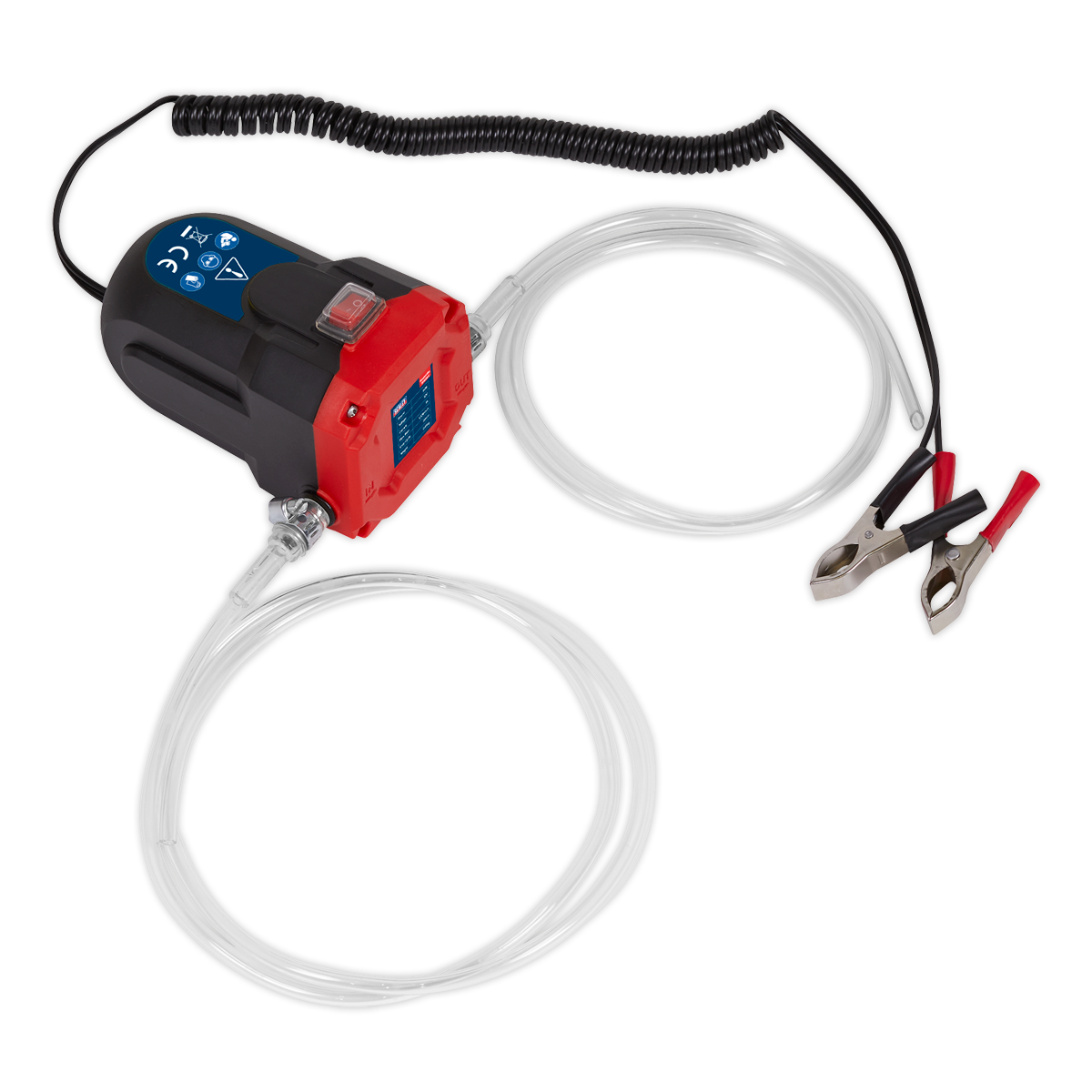 Sealey Oil Transfer Pump 12V Portable + Hoses Accessories NOT For Petrol TP9312