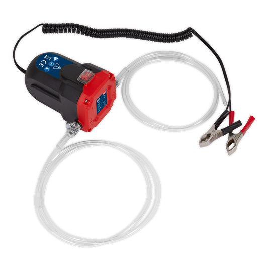 Sealey Oil Transfer Pump 12V Portable + Hoses Accessories NOT For Petrol TP9312