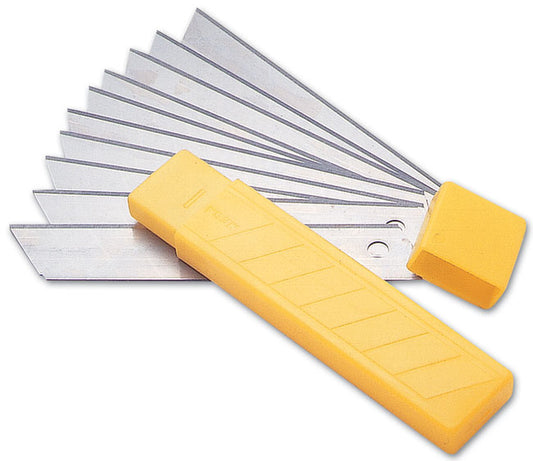 LASER 2432 Snap Off Blade Pack 10 Pieces 100 x 18 mm Blades For Knife Use