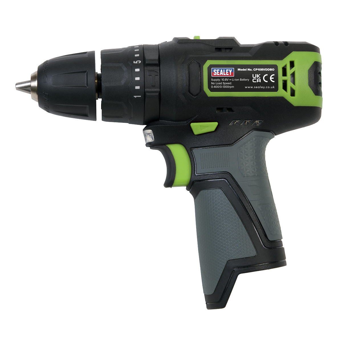 Sealey 10.8V SV10.8 Series Ø10mm Cordless Combi Drill - Body Only CP108VDDBO