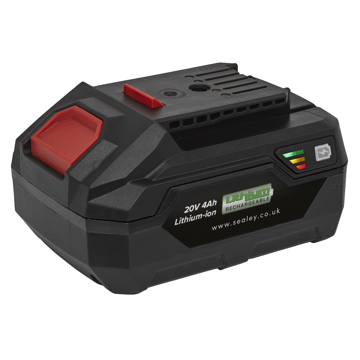 Sealey Power Tool Battery 20V 4Ah Li-Ion LED Indicator For CP20V Series CP20VBP4