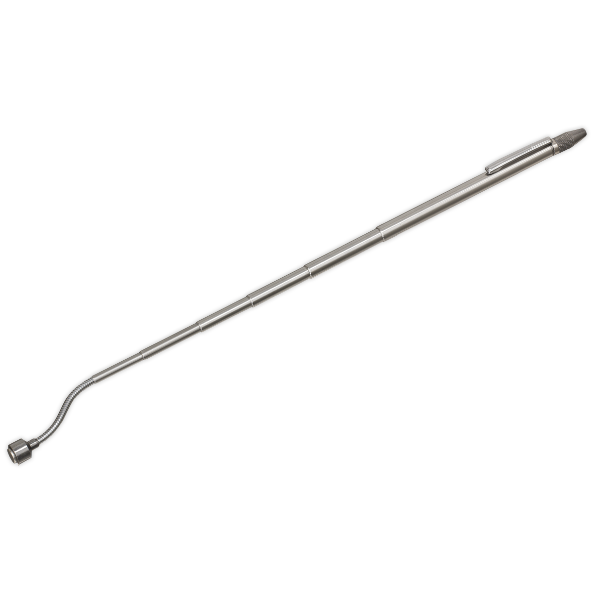 Sealey Telescopic Magnetic Pick-Up Tool With Power Ring 1.6kg Capacity AK6516