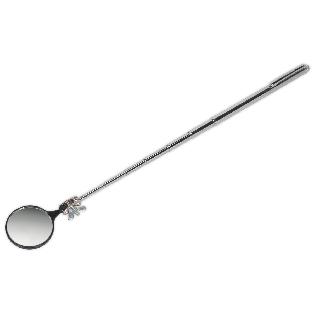 Sealey Telescopic Inspection Mirror With Pocket-Clip Ø40mm 360° Rotation AK652