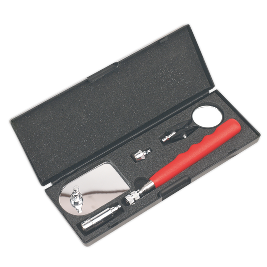Sealey Telescopic Magnetic Pick-Up & Inspection Tool Kit 5 Pieces AK6521