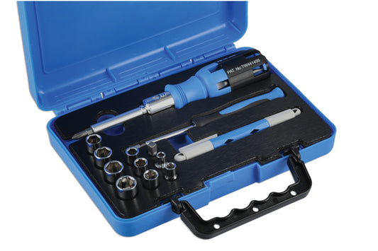 LASER 7921 Ratchet Screwdriver Handle Chrome Vanadium Steel Ergonomic Grip