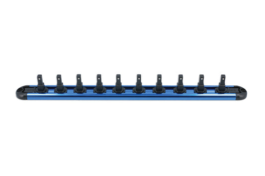 LASER 7922 Insulated Socket Rail 1/4" Inches Drive Anodised Aluminium Organiser