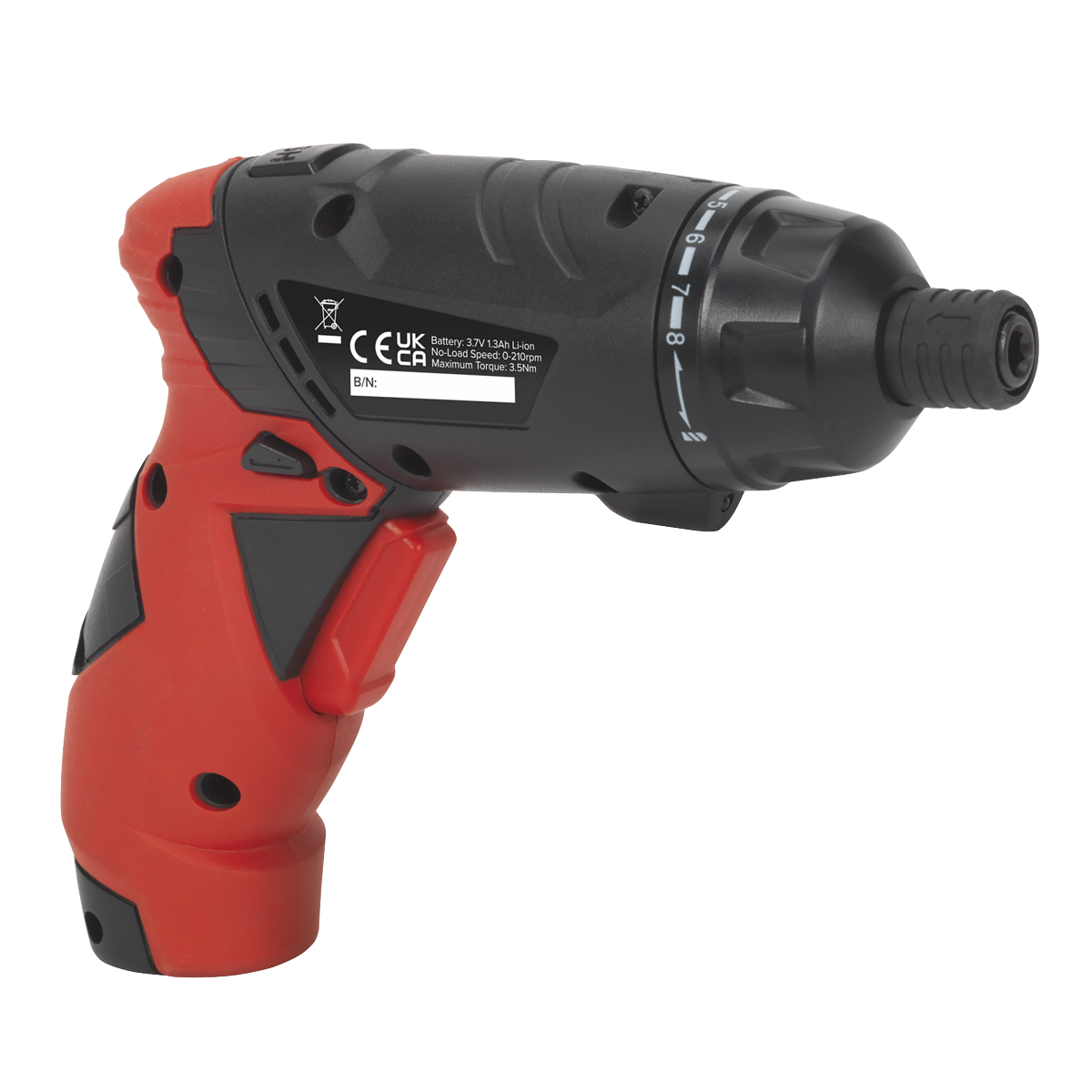 Sealey 3.6V Compact Cordless Screwdriver Set 26 Pieces With LED Worklight CP36B