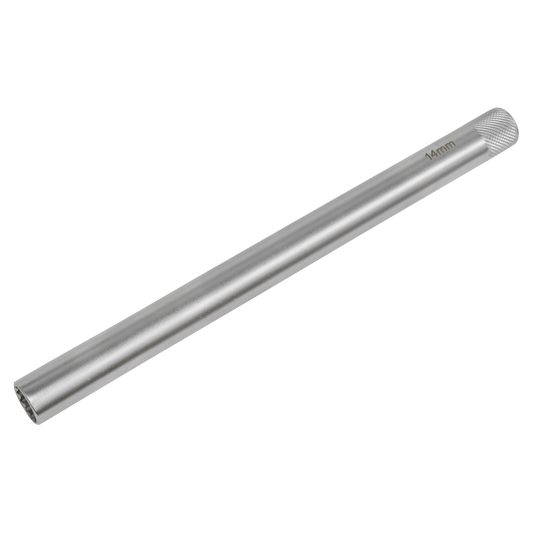 Sealey 14mm 3/8" Drive 12-Point Magnetic Spark Plug Socket 250mm Long AK6551