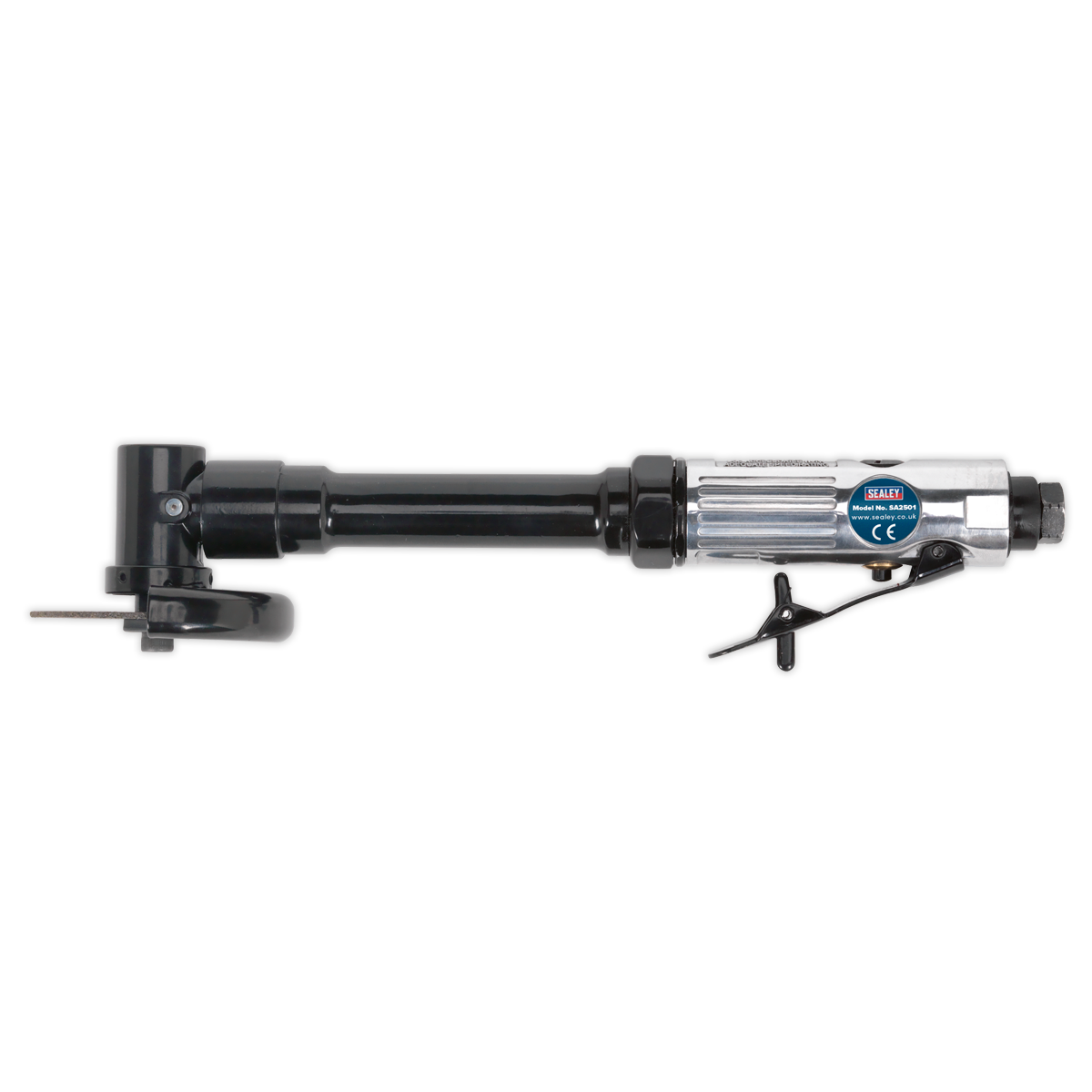 Sealey Air Cut-Off Tool Long Reach With Metal Safety Guard - 75mm SA2501