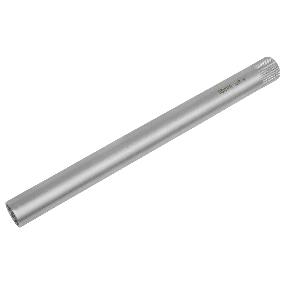 Sealey Spark Plug Socket 16mm 12 Point 3/8" Square Drive 250mm Long AK6552