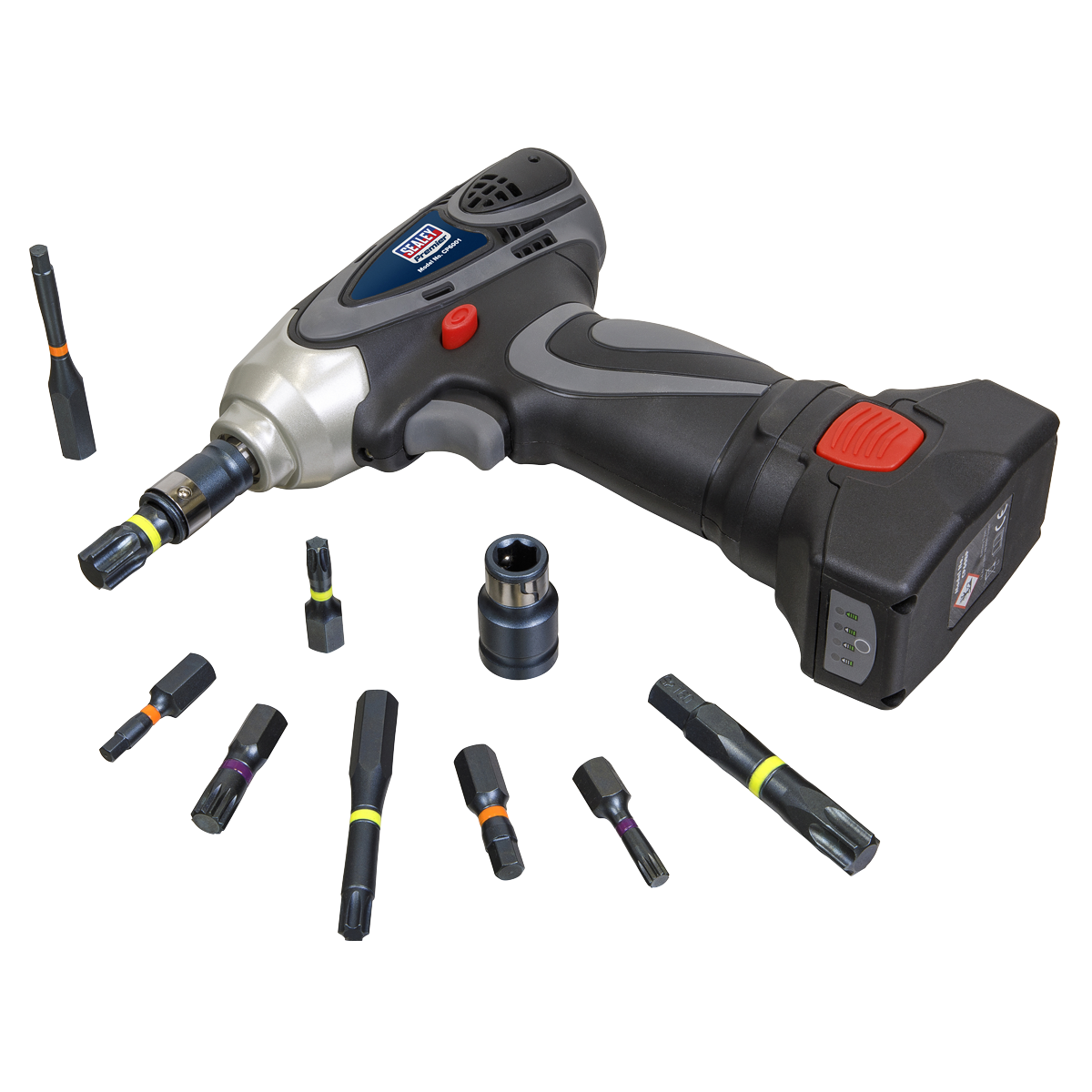 Sealey TRX-Star Hex Spline Bit Set Impact 42 Pieces 3/8" 1/2" Drive AK21901