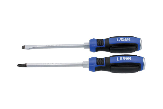 LASER 7938 Screwdriver Set Chrome Vanadium Steel Phillips-Head (PH) Slot
