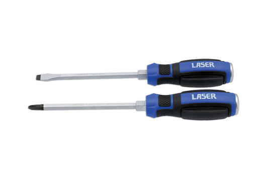LASER 7938 Screwdriver Set Chrome Vanadium Steel Phillips-Head (PH) Slot