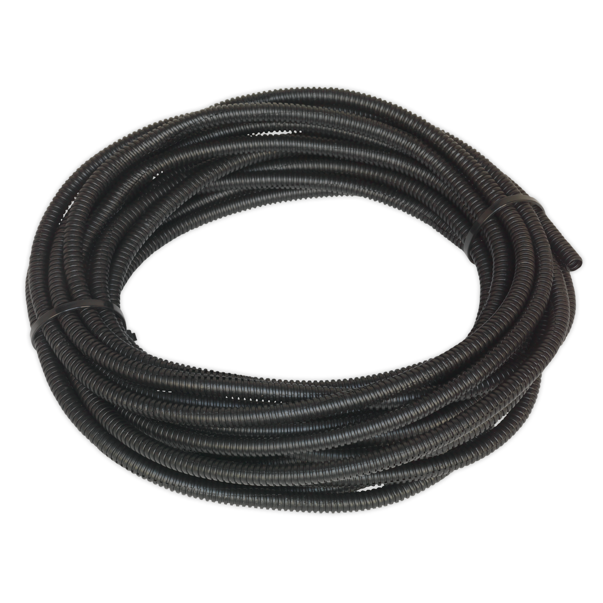 Sealey 100m Ø7-10mm Split Convoluted Cable Sleeving Chemical Resistant CTS07100