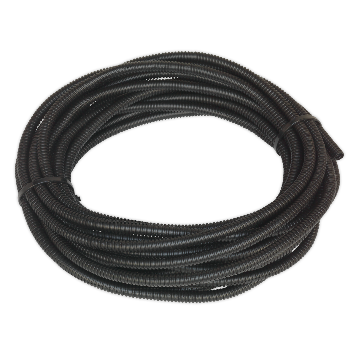 Sealey 200m Ø7-10mm Split Convoluted Cable Sleeving Chemical Resistant CTS07200