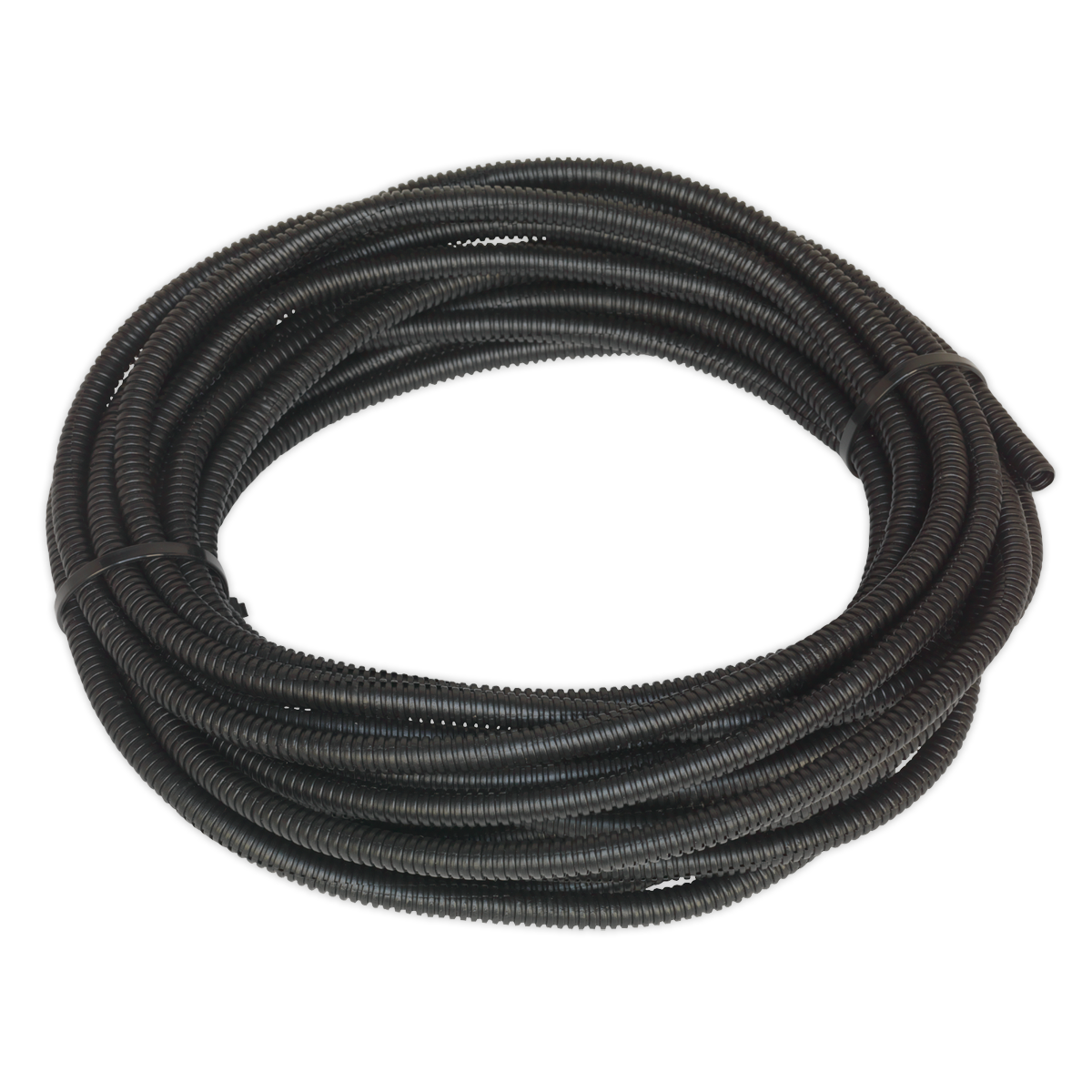 Sealey 50m Ø7-10mm Split Convoluted Cable Sleeving Chemical Resistant CTS0750