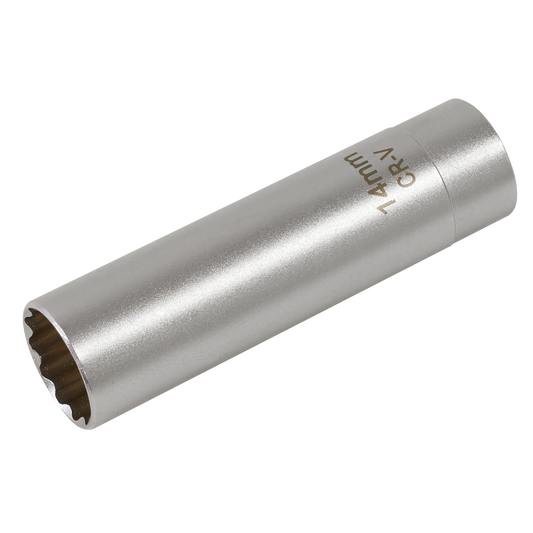 Sealey Spark Plug Socket W/ Magnetic Retainer 14mm 3/8" Drive 12-Point AK6568