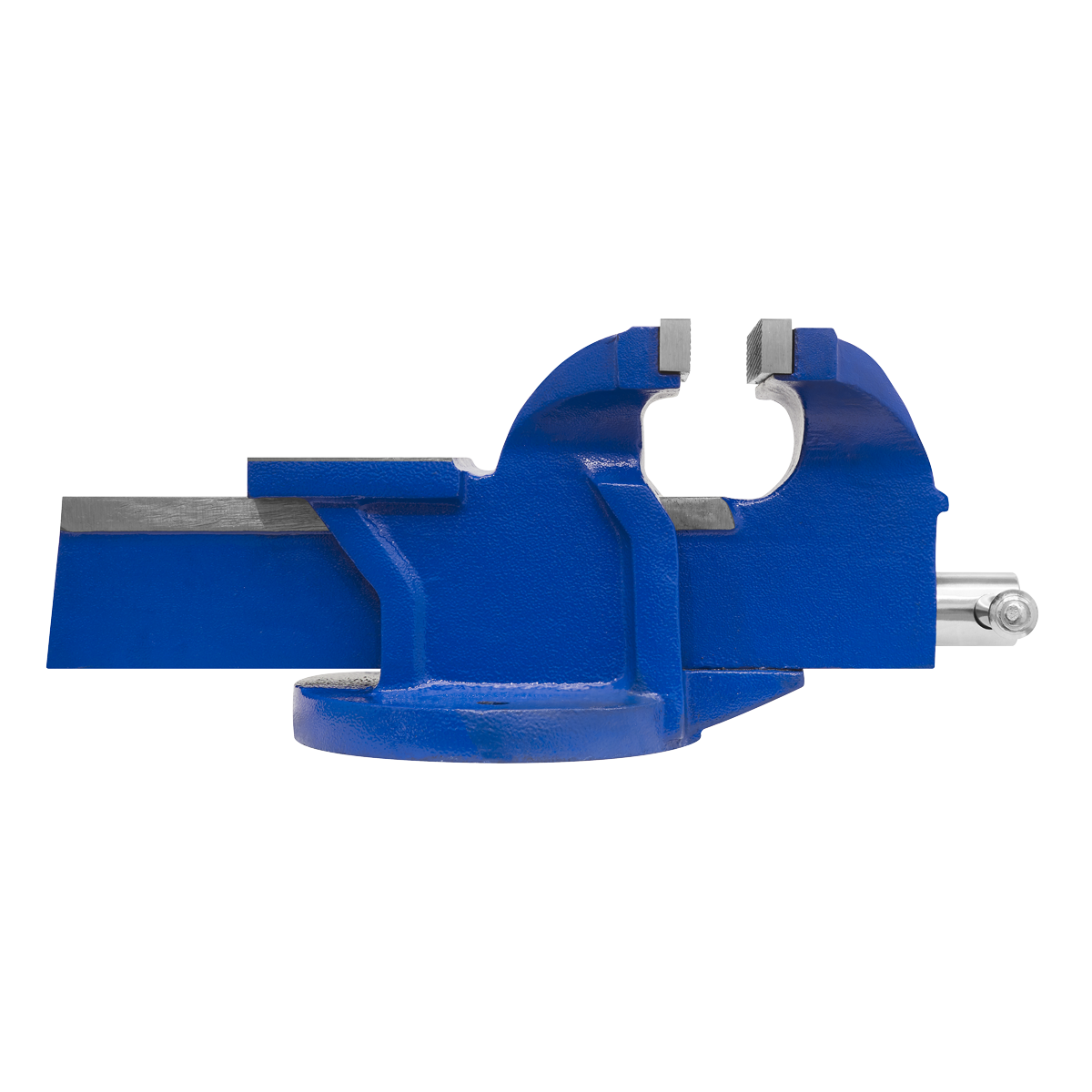 Sealey Vice 125mm Fixed Base Light Duty With Cast Iron Body - Blue CV125E