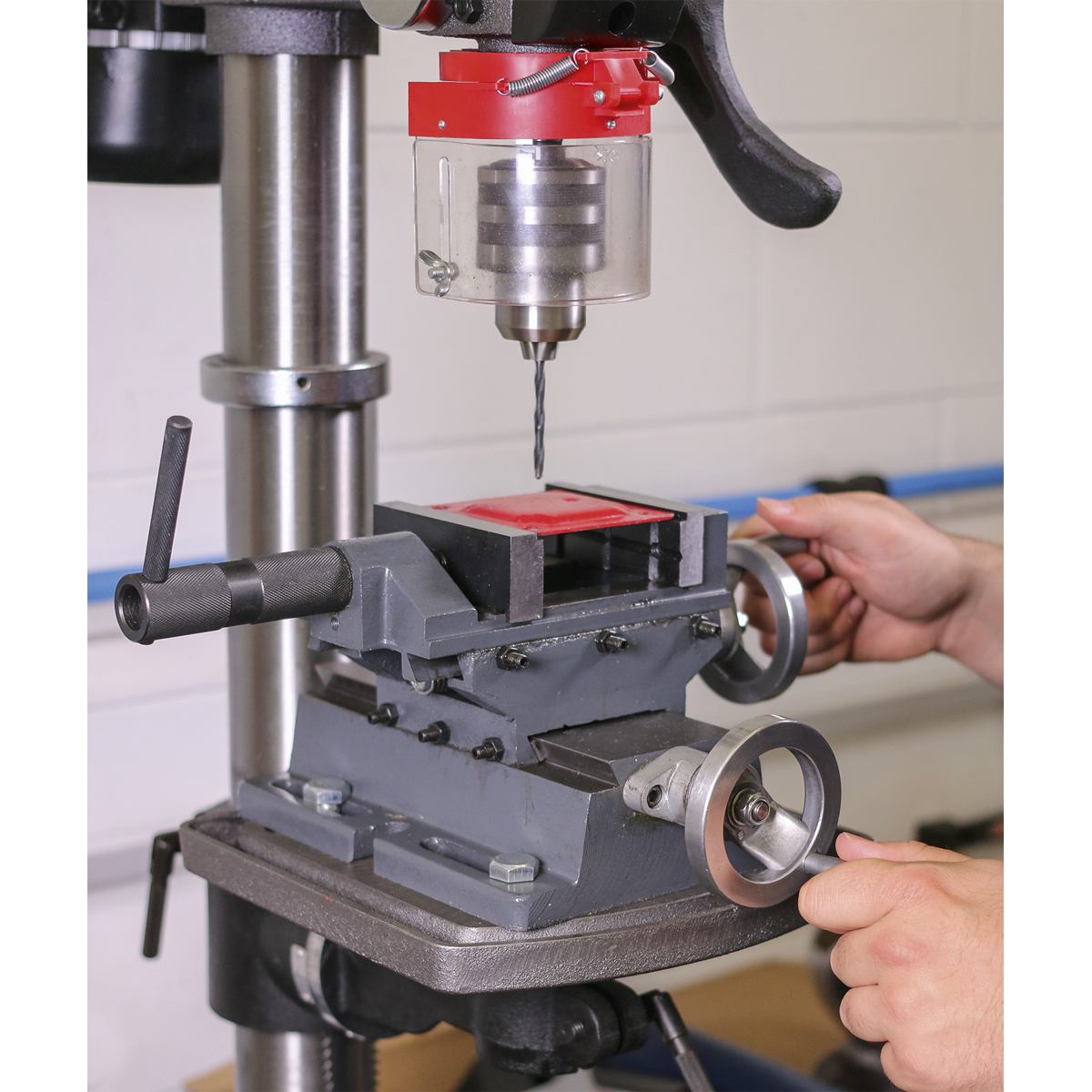 Sealey 100mm Professional Cross Vice For Drilling & Milling Operations CV4P