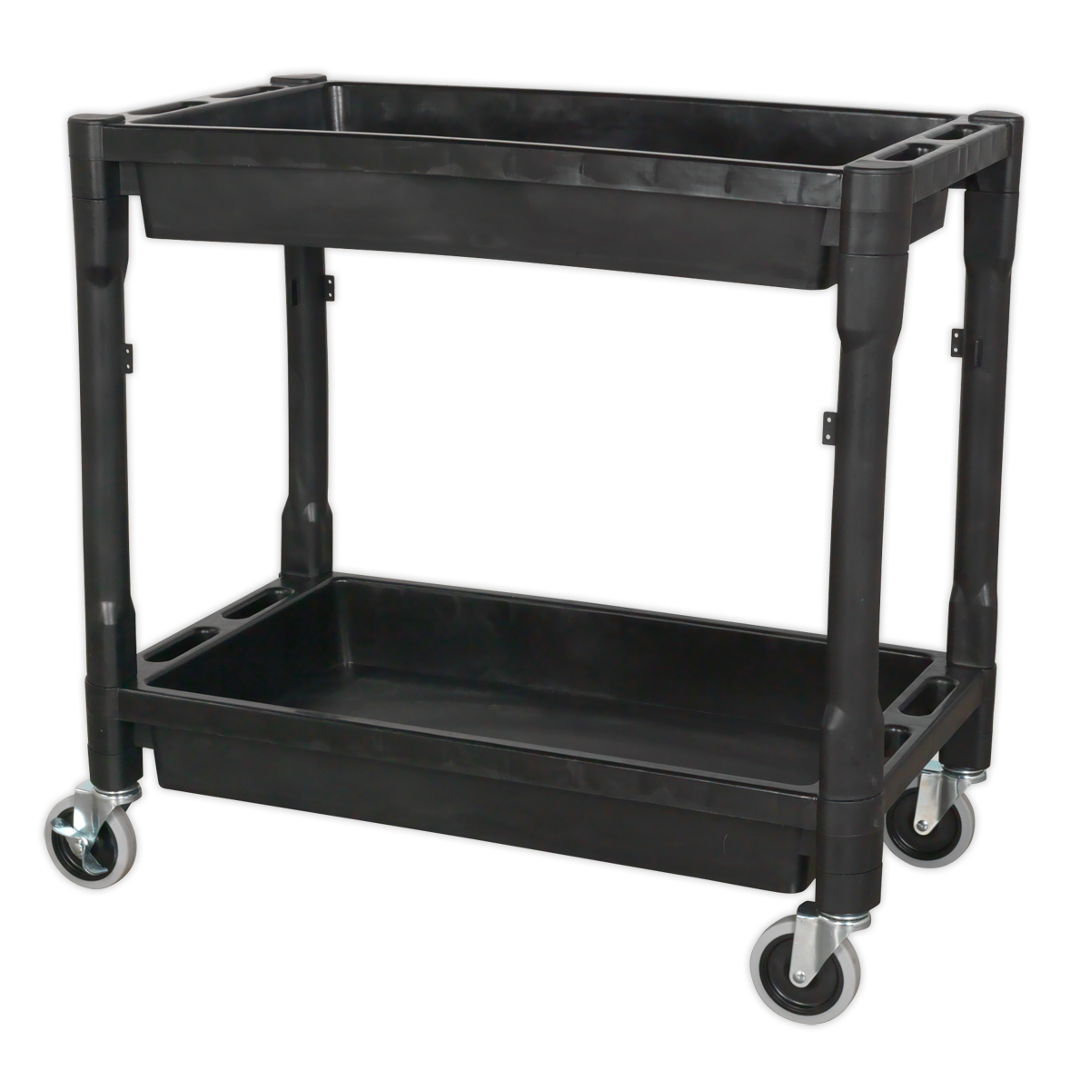 Sealey 2-Level Composite Heavy Duty Trolley With Four Swivel Castor Wheels CX204
