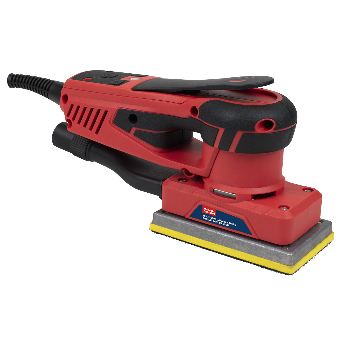 Sealey Variable Speed Brushless Orbital Sander 80mm x 133mm 350W DAS151PS