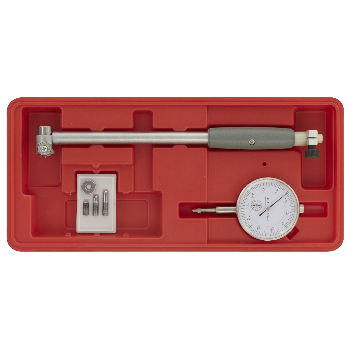 Sealey Dial Bore Gauge With Ø58mm Dial & Locking Rotating Bezel 35-50mm DBG509