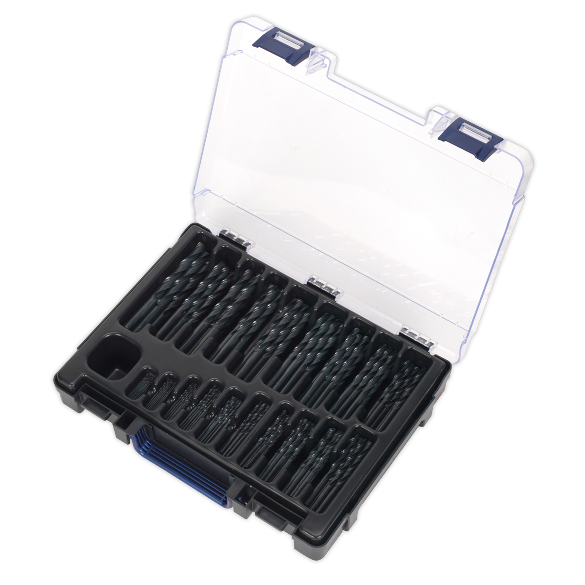 Sealey HSS Roll Forged Drill Bit Assortment 170pc 1-10mm DIN 338 DBS170RF