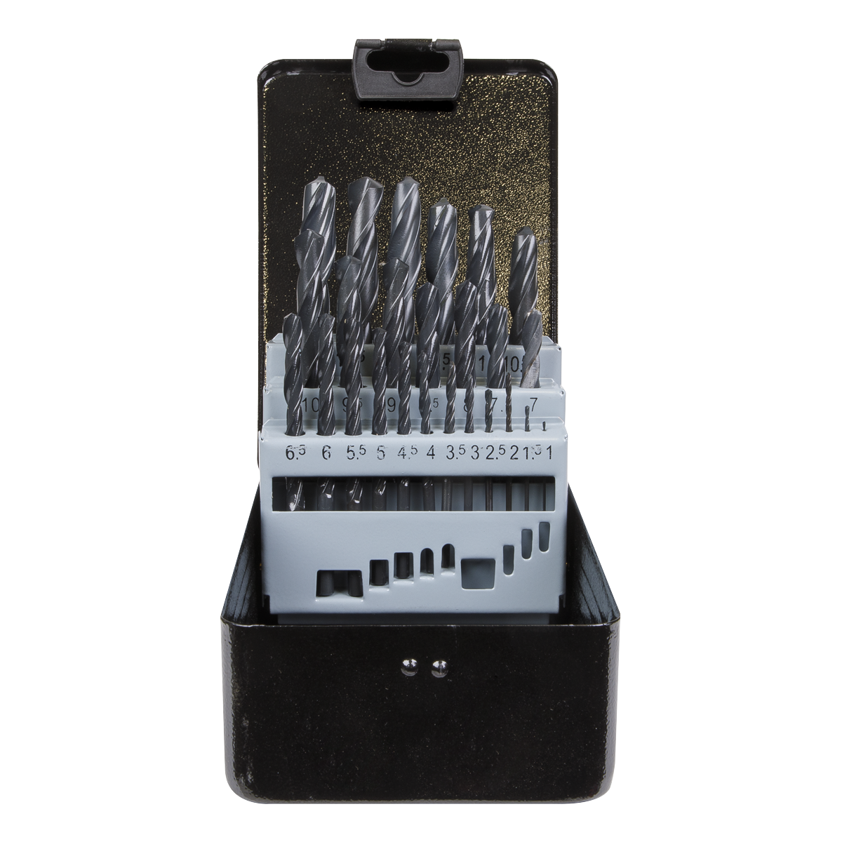 Sealey HSS Roll Forged Drill Bit Set 25pc 1-13mm 118° Point Tip DBS25RF