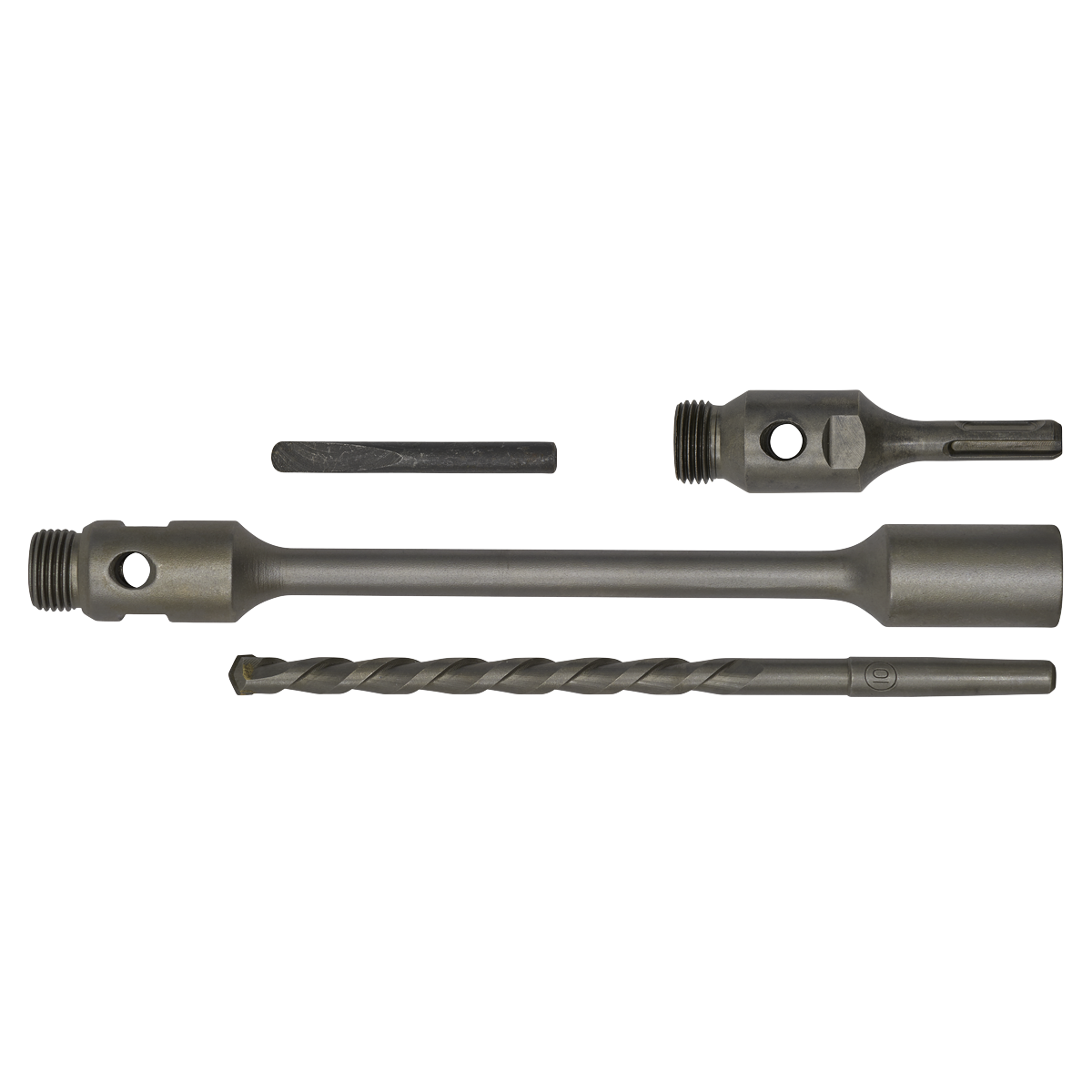 Sealey SDS Plus 310mm Adaptor Pack With Drift Key & Pilot Rod Kit DDASL