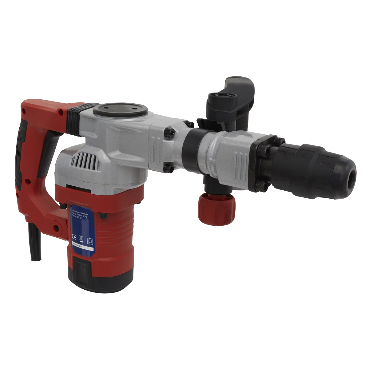 Sealey 240V 1300W SDS MAX Demolition Hammer With Variable Speed Trigger DHB1300