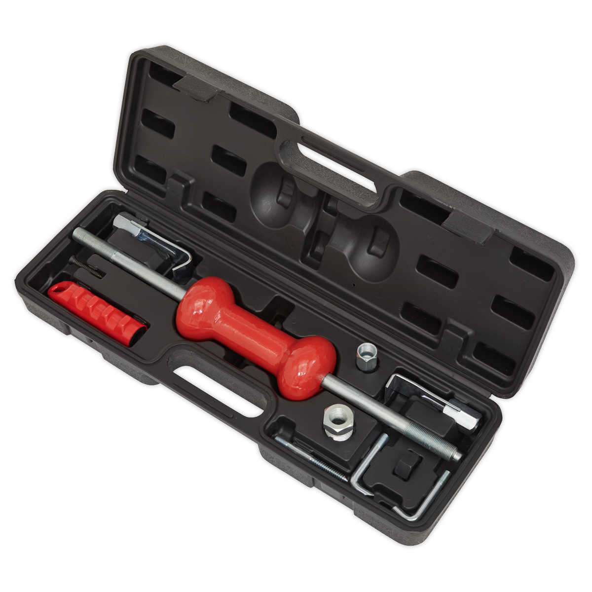 Sealey Slide Hammer Kit With Comfortable Rubber Grip Handle 9 Pieces DP935B