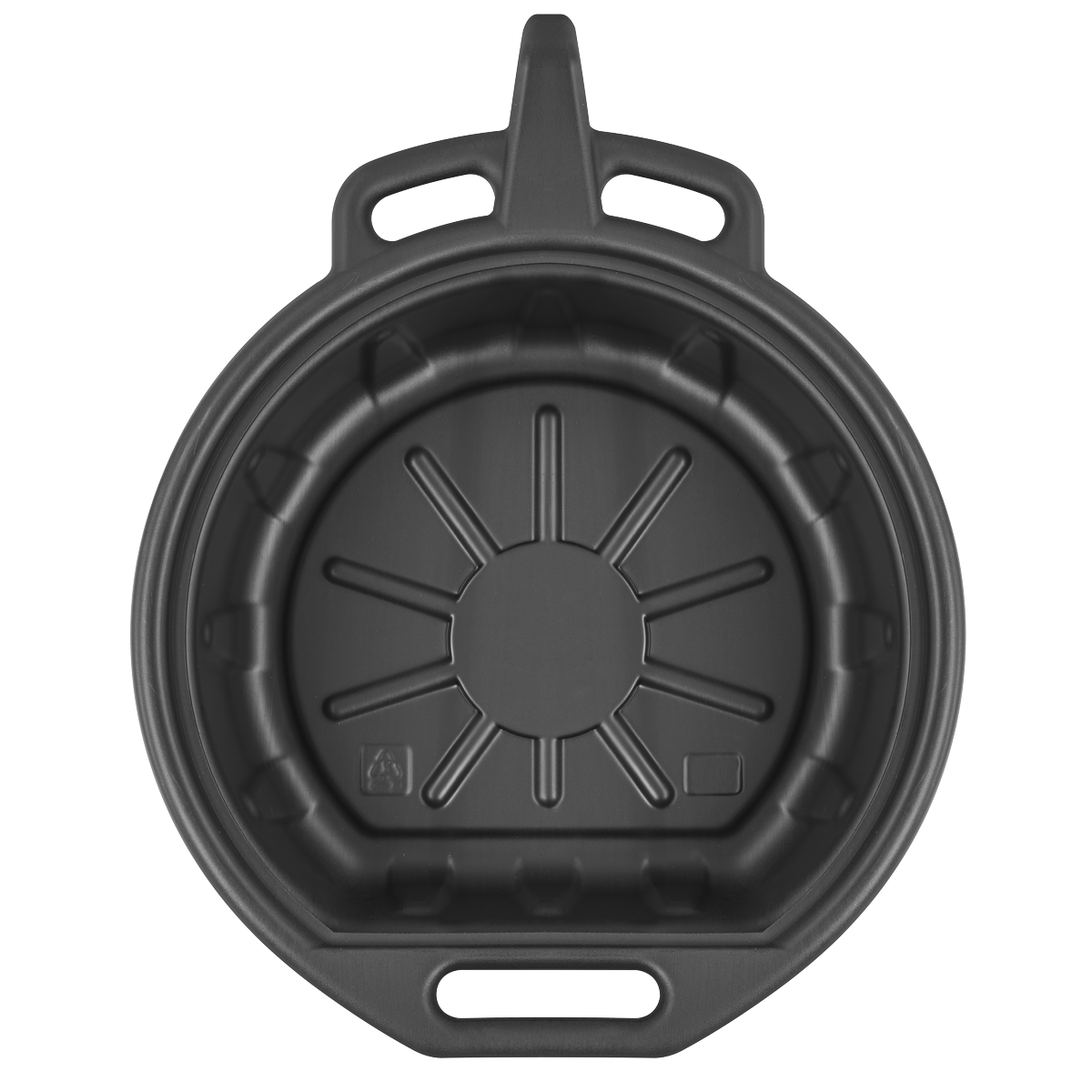 Sealey Oil Fluid Drain Pan High-Density Polyethylene UV Stabiliser 7.6L DRP02
