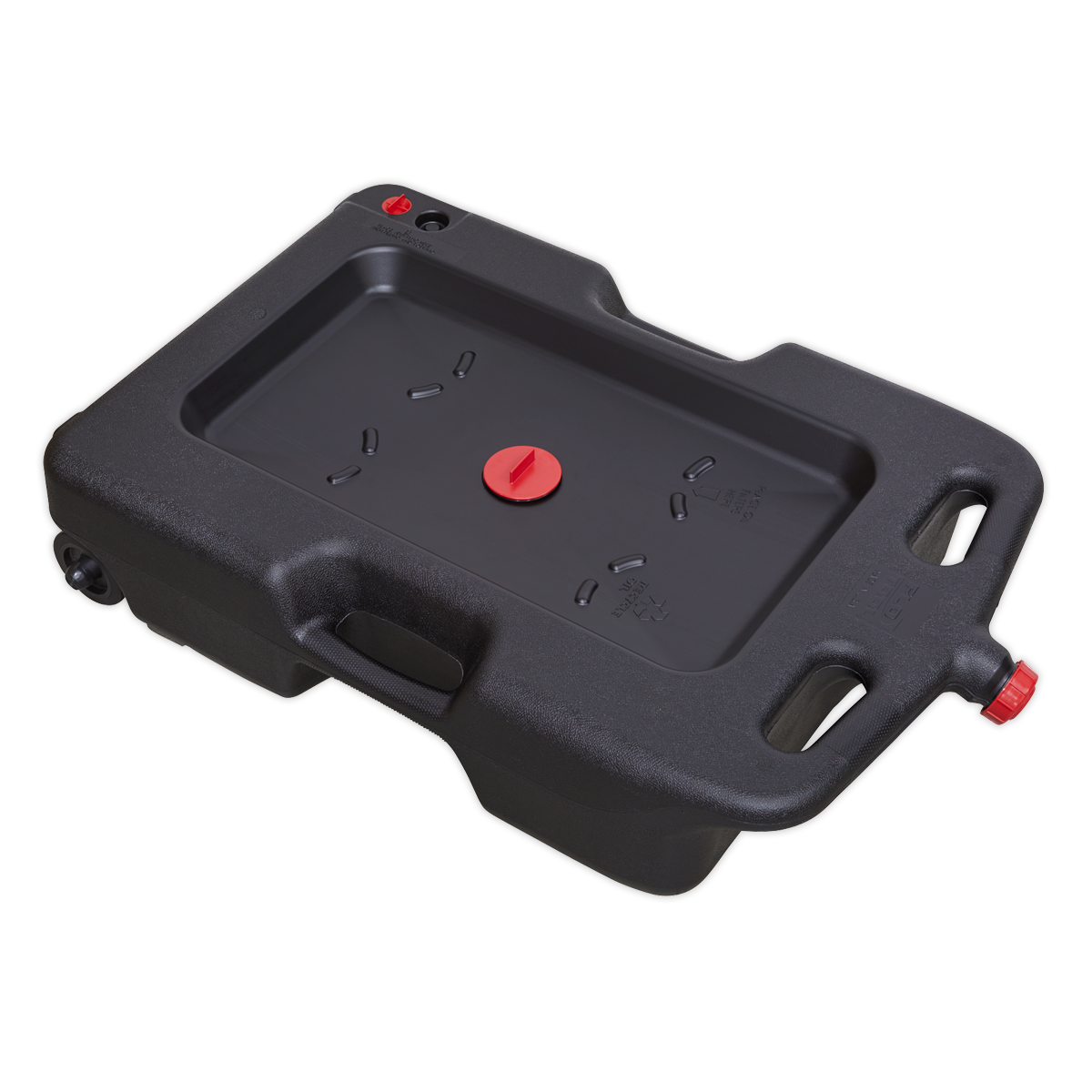 Sealey Oil Fluid Drain & Recycling Container Heavy Duty 54L - Wheeled DRP09