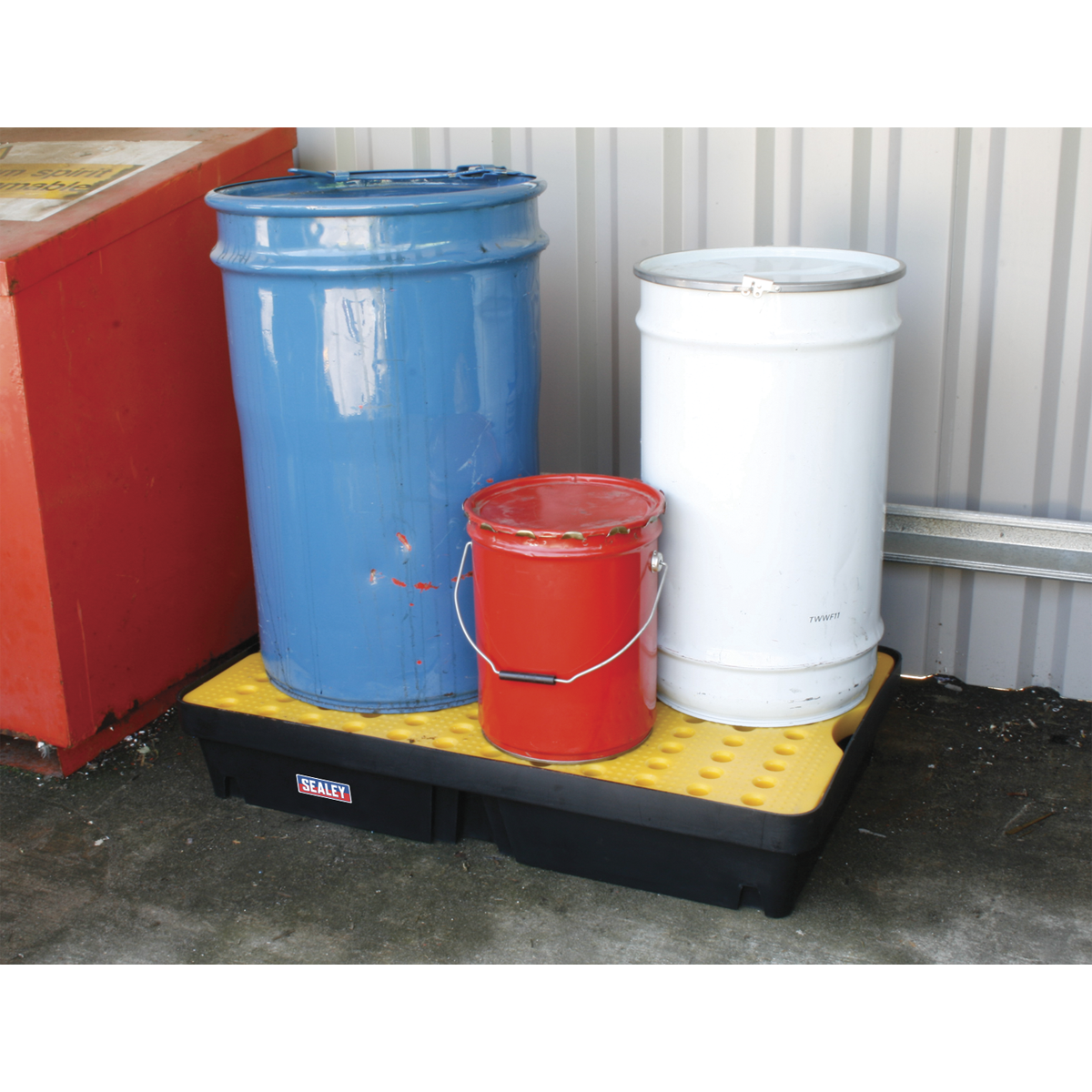 Sealey Spill Tray With Platform High-Density Polyethylene 60L 60 Litres DRP33