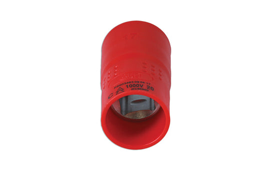 LASER 7995 Insulated Socket 1/2" Drive 17 mm VDE IEC1000V Hybrid EV Tool