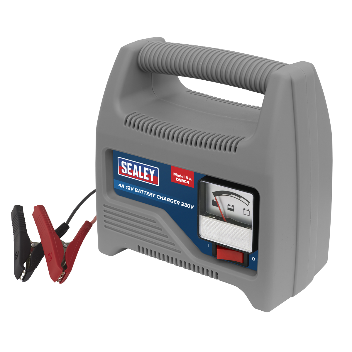 Sealey Battery Charger Composite Housing With Carry Handle 12V 4A 230V DSBC4