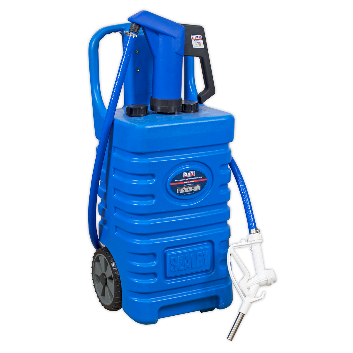 Sealey Mobile Dispensing Tank 55 Litres With AdBlue Pump - Blue DT55BCOMBO1