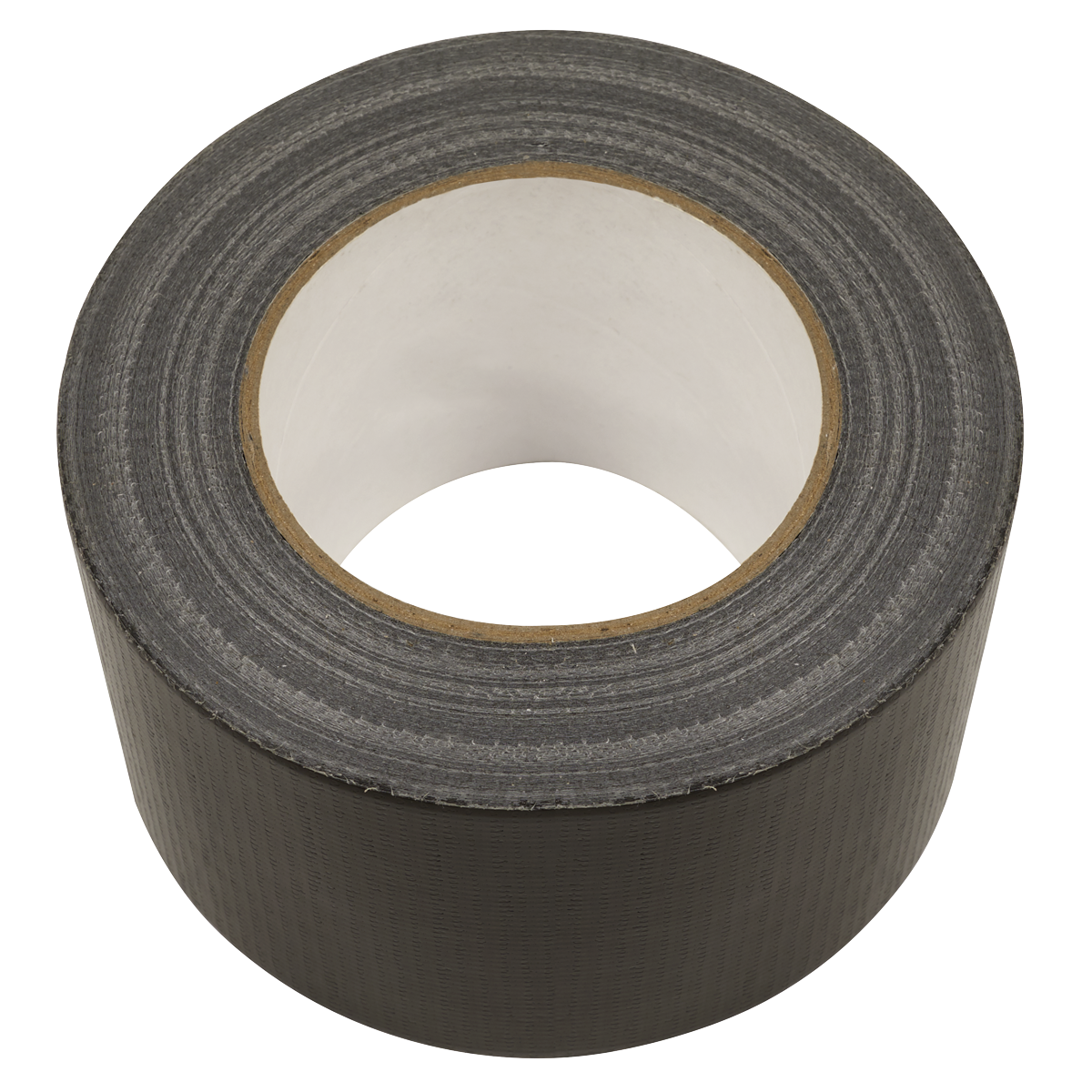 Sealey Black Duct Tape 75mm x 50m Instant Adhesive Water Resistant DTB75