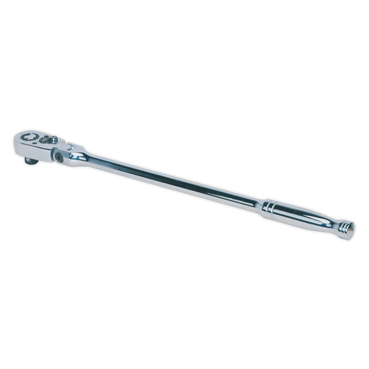 Sealey Ratchet Wrench Flexi-Head 445mm 1/2" Drive Pear-Head Flip Reverse AK662F